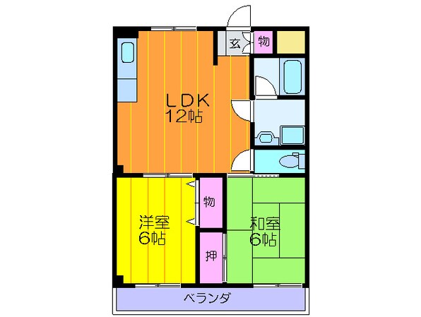 マノワール忍ヶ丘の物件間取画像